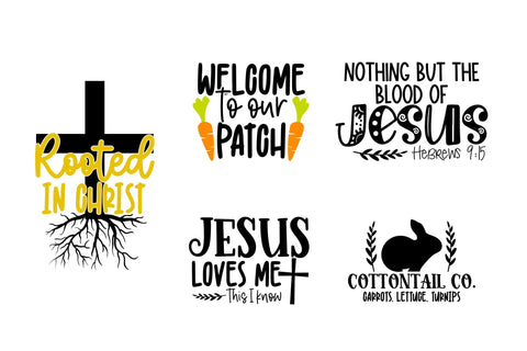 Easter and Spring SVG Bundle - 25 Cutting Files SVG CoralCutsSVG 