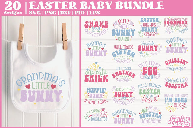 Easter Baby Bundle | Baby Easter SVG Bundle | Vol 1 SVG Carla C Designs 