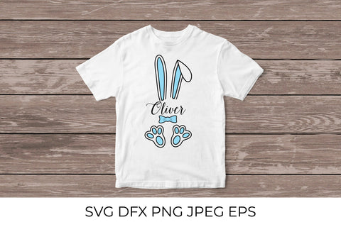 Easter baby monogram SVG. Bunny monogram. SVG LaBelezoka 