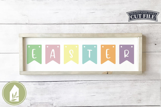 Easter Banner SVG | Farmhouse Easter SVG SVG LilleJuniper 