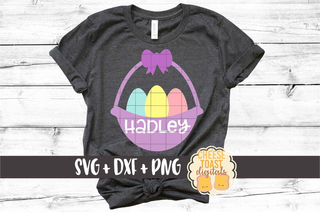 Easter Basket - Easter SVG PNG DXF Cut Files SVG Cheese Toast Digitals 