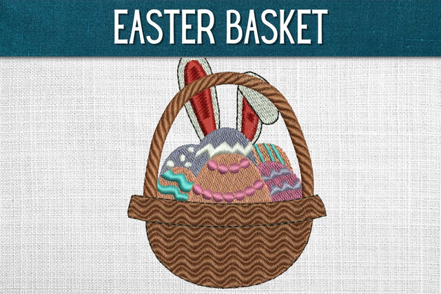 Easter Basket Embroidery Designs Embroidery/Applique DESIGNS SvgOcean 