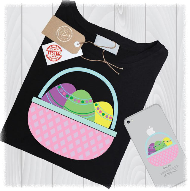 Easter Basket SVG Files, Easter SVG, Easter Bunny Svg, Easter Monogram Svg, Bunny Svg, SVG, Happy Easter Svg, Easter Egg Svg, Svg File SVG My Sew Cute Boutique 