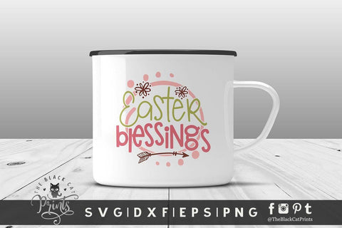 Easter Blessings | Kids Easter cut file SVG TheBlackCatPrints 