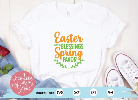Easter Blessings Spring Favor SVG md faruk hossain 