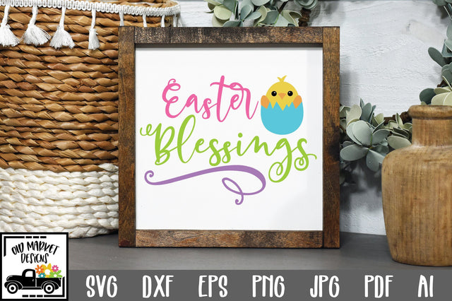 Easter Blessings SVG Cut File SVG Old Market 
