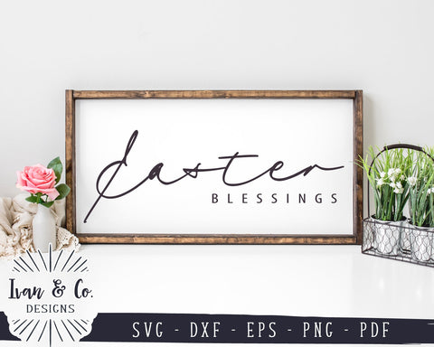 Easter Blessings SVG Files | Christian Easter Svg | Spring Svg | Farmhouse Svg | Commercial Use | | Digital Cut Files (1152843147) SVG Ivan & Co. Designs 