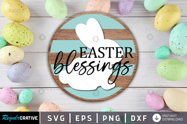 Easter blessings SVG SVG Regulrcrative 