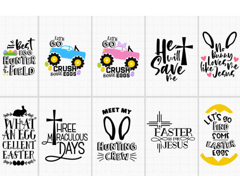 Easter bundle svg,Easter quotes and sublimation svg,Bible easter quotes svg SVG Redearth and gumtrees 