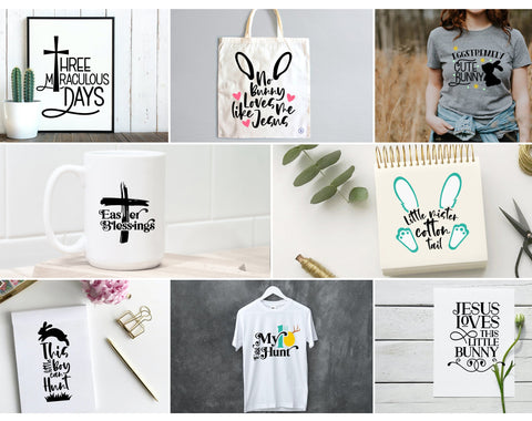 Easter bundle svg,Easter quotes and sublimation svg,Bible easter quotes svg SVG Redearth and gumtrees 