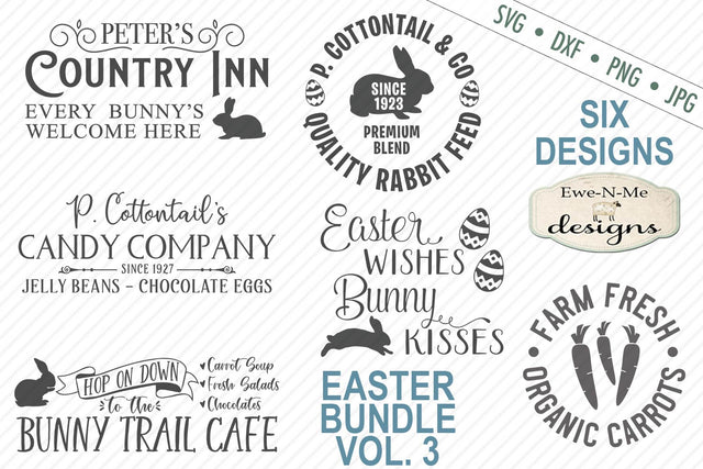 Easter Bundle Volume 3 - Easter SVG SVG Ewe-N-Me Designs