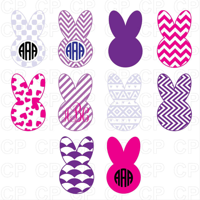 Easter Bunny 2 SVG Bundle SVG cutperfectstudio