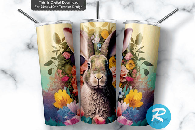 Easter Bunny 20 oz / 30 oz Tumbler PNG Sublimation Regulrcrative 