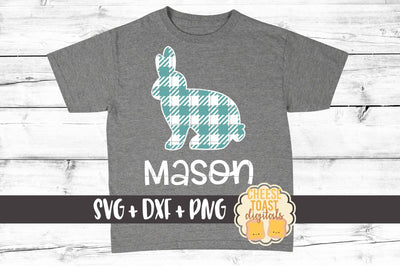 Easter Bunny - Buffalo Plaid - Easter SVG PNG DXF Cut File SVG Cheese Toast Digitals 