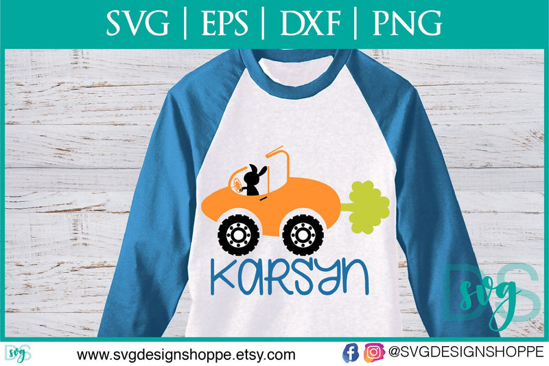 Easter Bunny Carrot Cut File SVG SVG Design Shoppe 