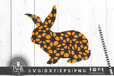 Easter Bunny clipart cut files SVG TheBlackCatPrints 