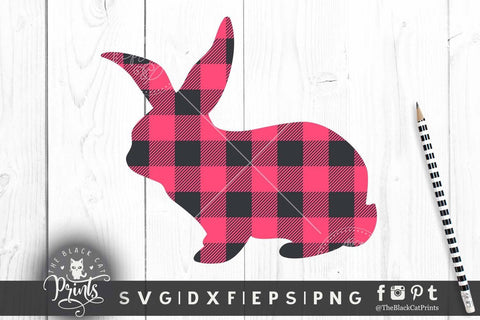 Easter Bunny clipart cut files SVG TheBlackCatPrints 