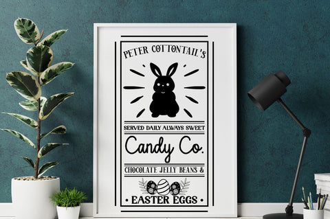 Easter Bunny Cottontain Bundle SVG DESIGNISTIC 
