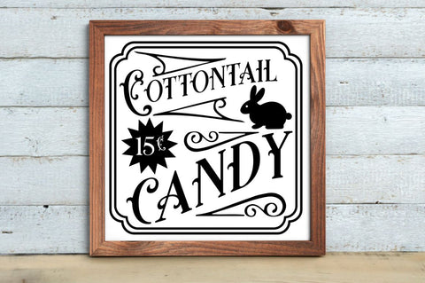 Easter Bunny Cottontain Bundle SVG DESIGNISTIC 