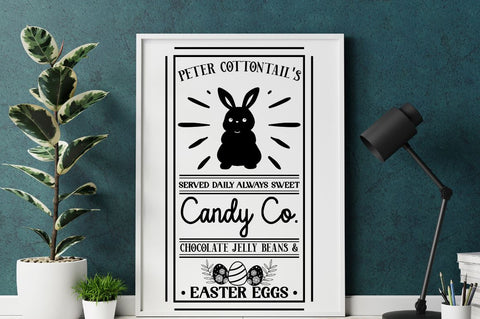 Easter Bunny Cottontain Bundle SVG DESIGNISTIC 