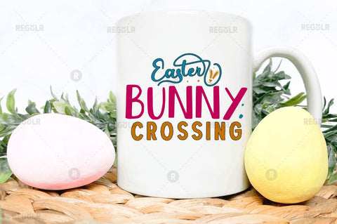Easter bunny crossing SVG SVG Regulrcrative 