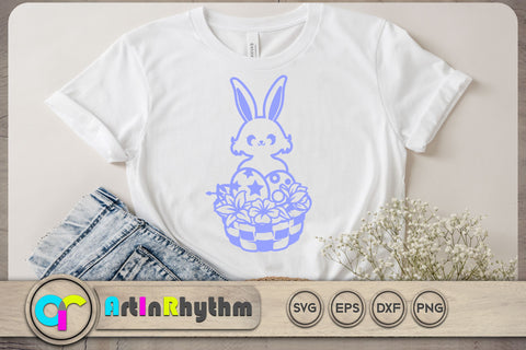 Easter bunny egg basket / Easter rabbit egg basket SVG Artinrhythm shop 
