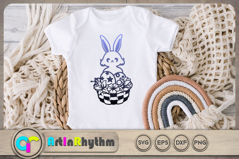 Easter bunny egg basket / Easter rabbit egg basket SVG Artinrhythm shop 