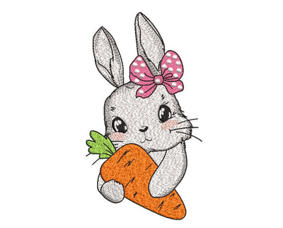 Easter Bunny Embroidery Design, 3 sizes Embroidery/Applique DESIGNS Nino Nadaraia 