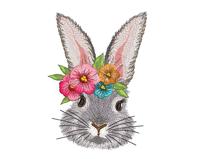 Easter Bunny Embroidery Design, 3 sizes Embroidery/Applique DESIGNS Nino Nadaraia 