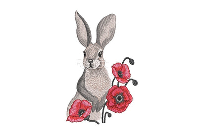 Easter bunny embroidery design, Happy Easter design, holiday embroidery designs, , 5 sizes. Embroidery/Applique DESIGNS ArtEMByNatalia 