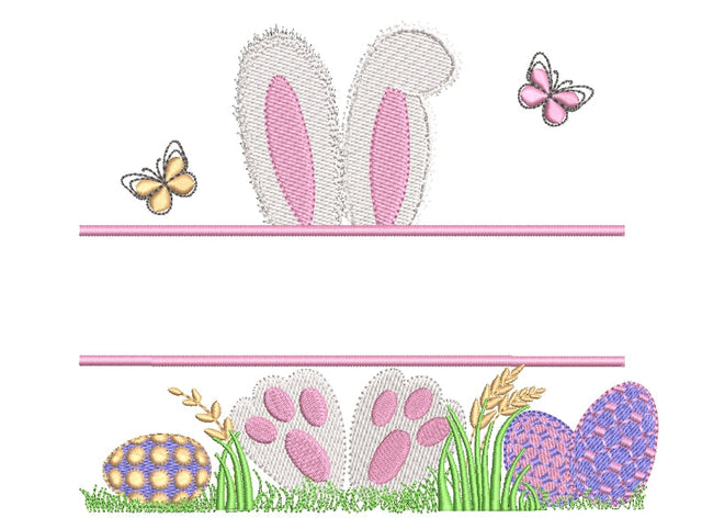 Easter bunny embroidery design, Happy Easter embroidery, 4 sizes, Instant download. Embroidery/Applique DESIGNS ArtEMByNatalia 