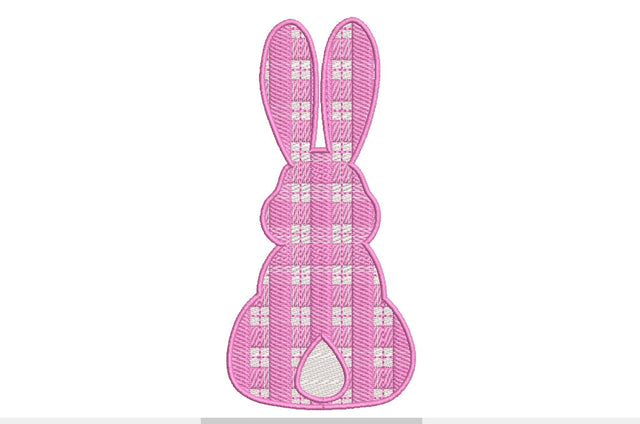 Easter bunny embroidery designs , Buffalo Plaid bunny, Happy Easter design, holiday embroidery designs, , 4 sizes. Embroidery/Applique DESIGNS ArtEMByNatalia 