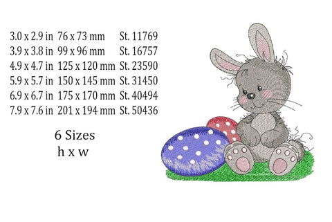 Easter bunny Embroidery/Applique DESIGNS ArtEMByNatalia 