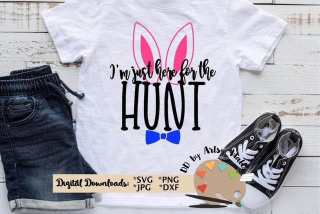 Easter Bunny face Easter egg hunt shirt diy SVG The Artsy Spot 
