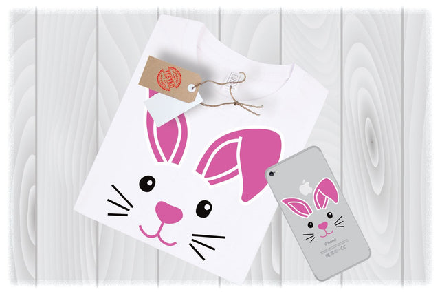 Easter Bunny Face SVG Files for Cricut Designs | Easter SVG Files SVG My Sew Cute Boutique 