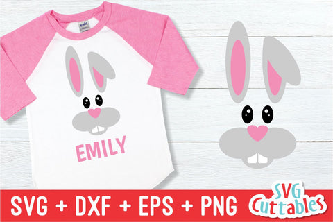 Easter Bunny Face SVG Svg Cuttables 