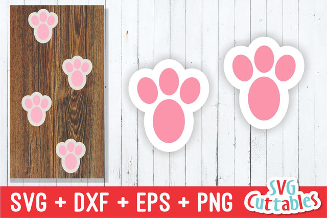 Easter Bunny Feet SVG Svg Cuttables 