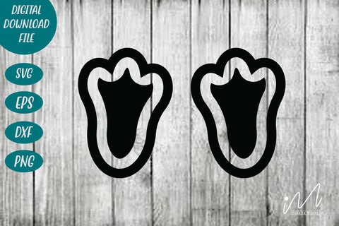 Easter bunny feet svg SVG Isabella Machell 