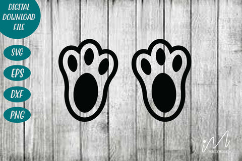 Easter bunny feet svg SVG Isabella Machell 