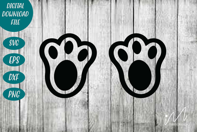 Easter bunny feet svg SVG Isabella Machell 