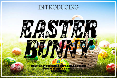 Easter Bunny Font Fauz 