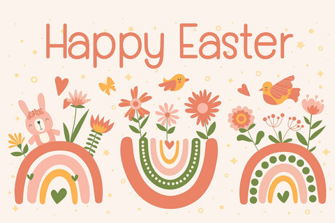 Easter Bunny Font Fox7 By Rattana 