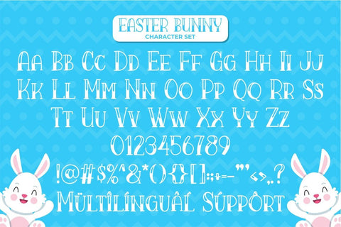 Easter Bunny Font Good Java 