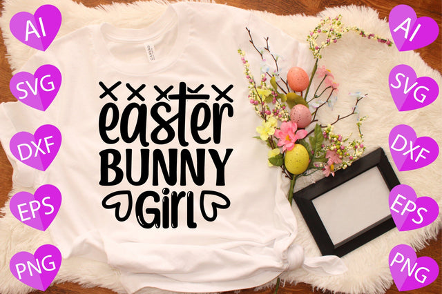 Easter Bunny Girl SVG CraftlabSvg29 