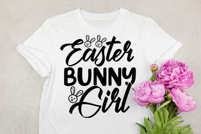 Easter Bunny Girl SVG MStudio 