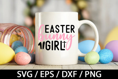 Easter bunny girl svg SVG akazaddesign 