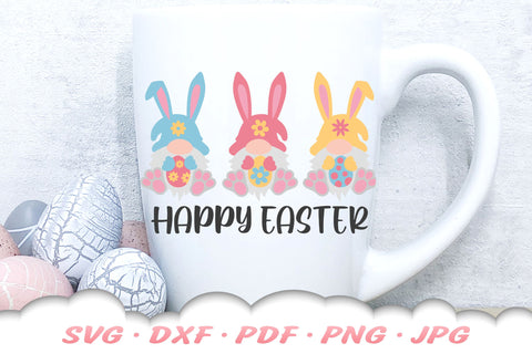 Easter Bunny Gnome SVG | Happy Easter SVG | Easter Cut Files | Easter Shirt SVG Cloud9Design 