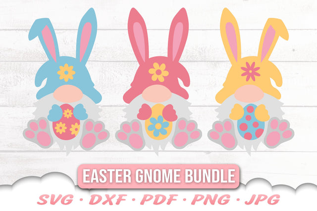 Easter Bunny Gnome SVG | Happy Easter SVG | Easter Cut Files | Easter Shirt SVG Cloud9Design 