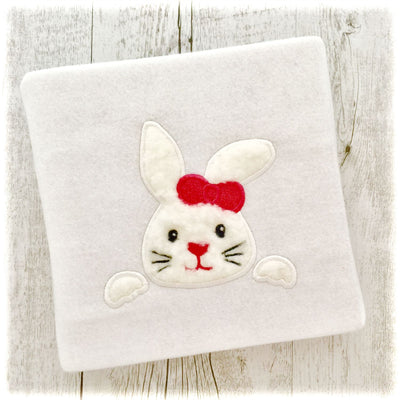 Easter Bunny Head Applique Machine Embroidery Designs, Bunny Applique Designs, Easter Applique Design, Easter Embroidery, Machine Applique Embroidery/Applique My Sew Cute Boutique 