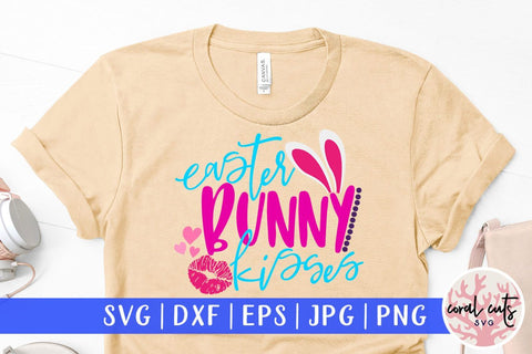 Easter bunny kisses – Easter SVG EPS DXF PNG Cutting Files SVG CoralCutsSVG 